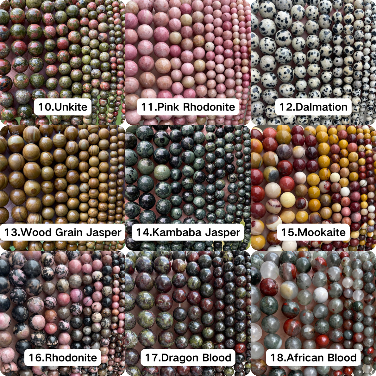 6MM Round Beads Collection