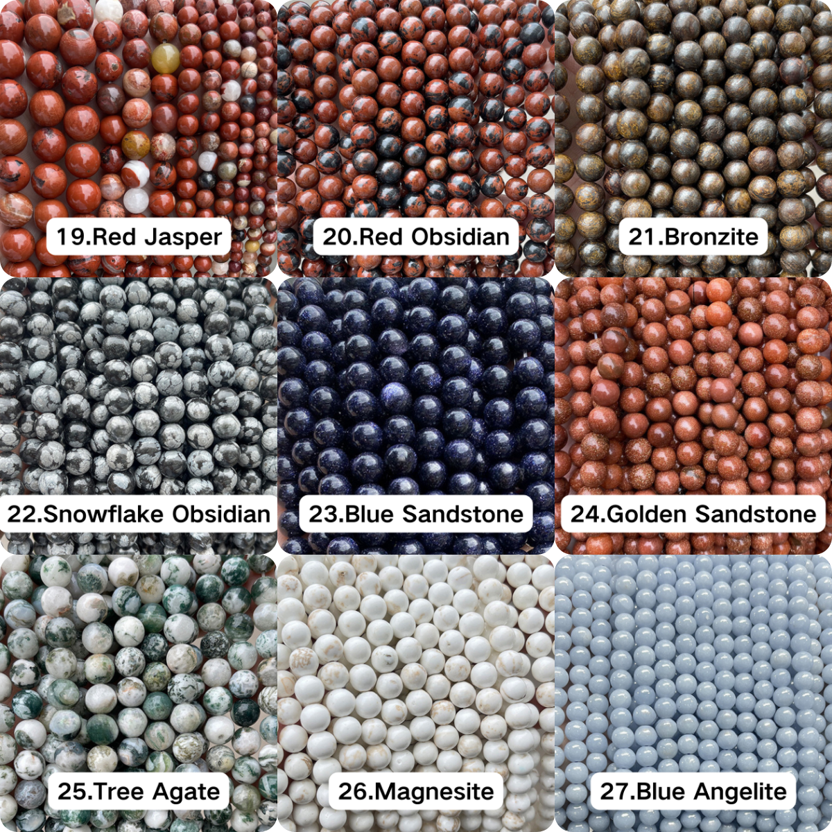 8MM Round Beads Collection