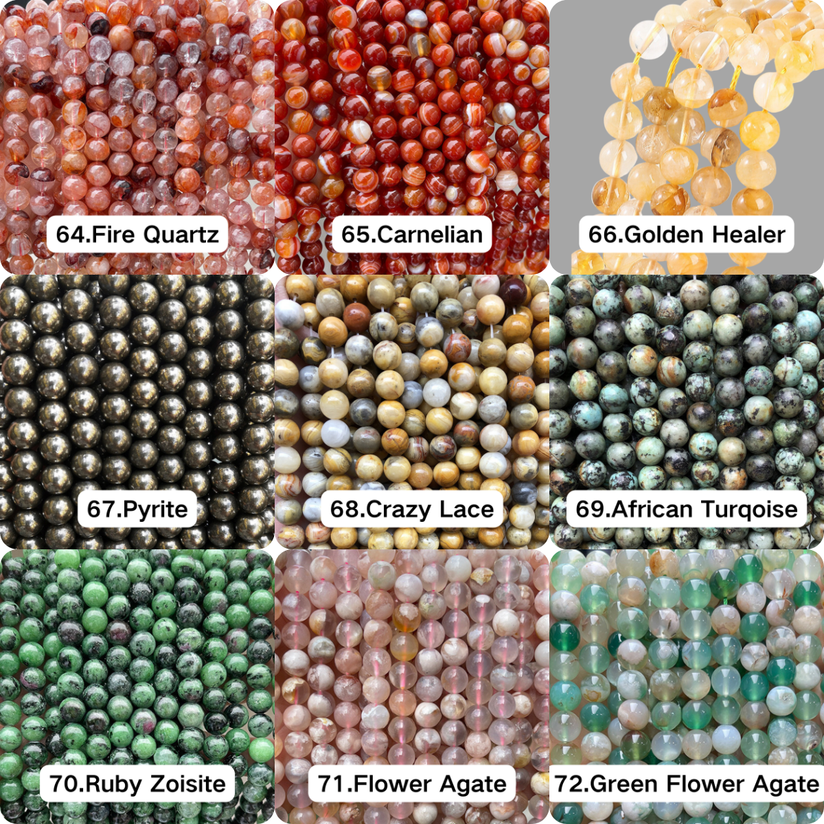 6MM Round Beads Collection