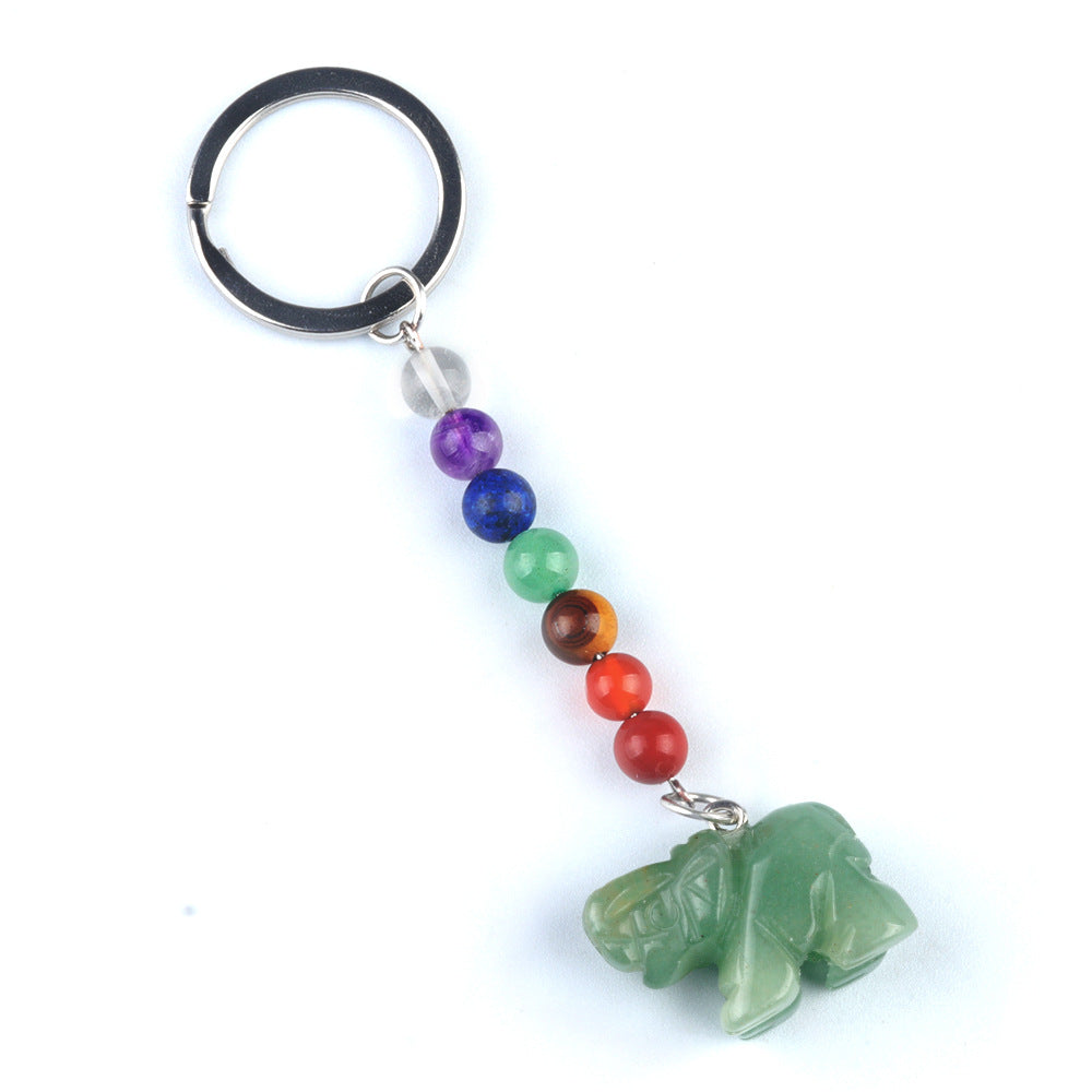 Crystal Keychain Elephant/Cristal Porte Clef Elephant -Ky1954