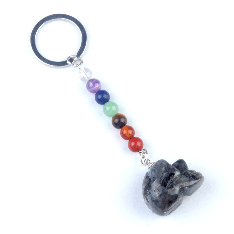Cristal Porte Clef La crane de morte-Ky1470